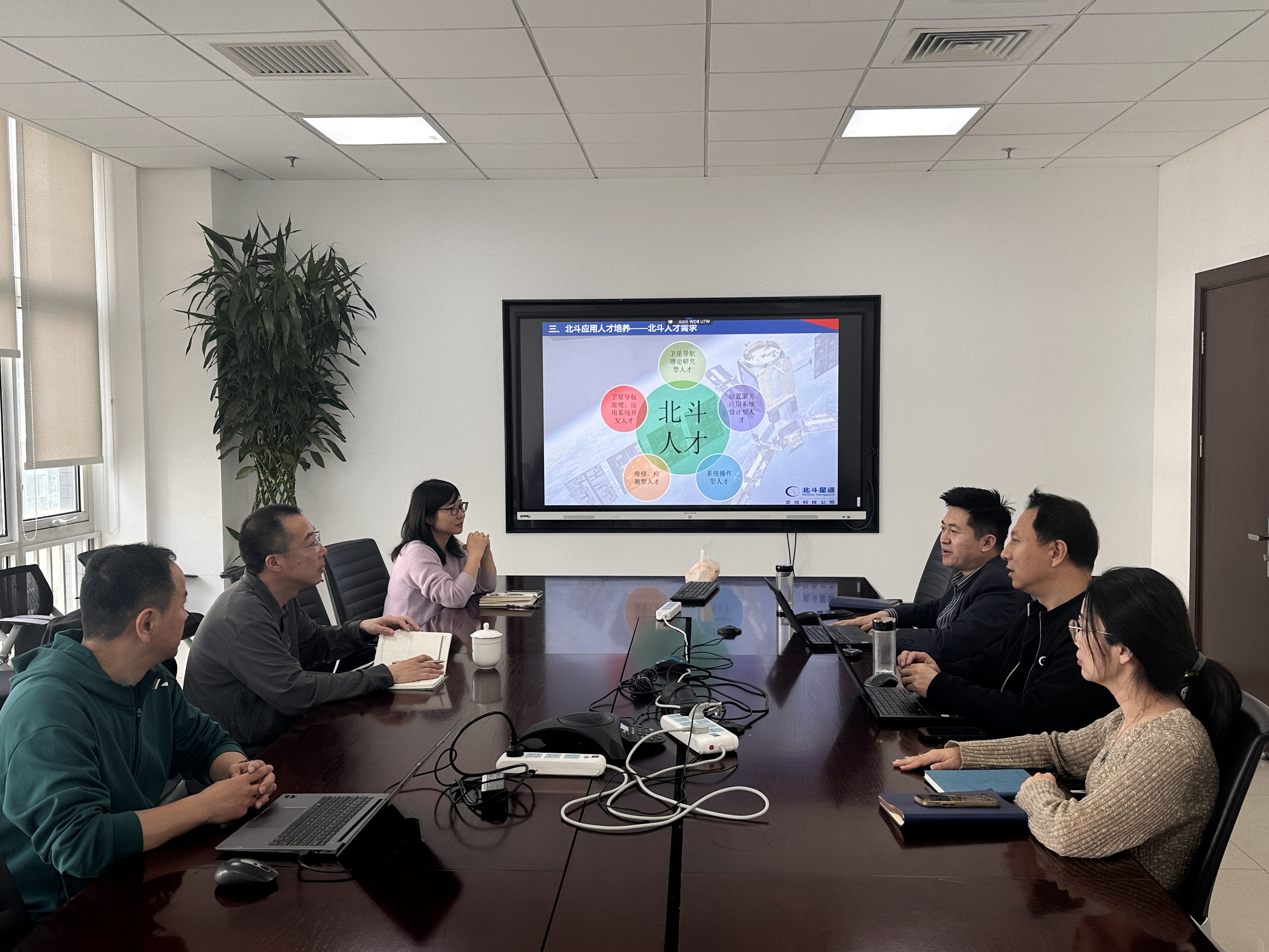 北京经济技术职业学院经济管理系走访北斗星通导航技术股份有限公司总部